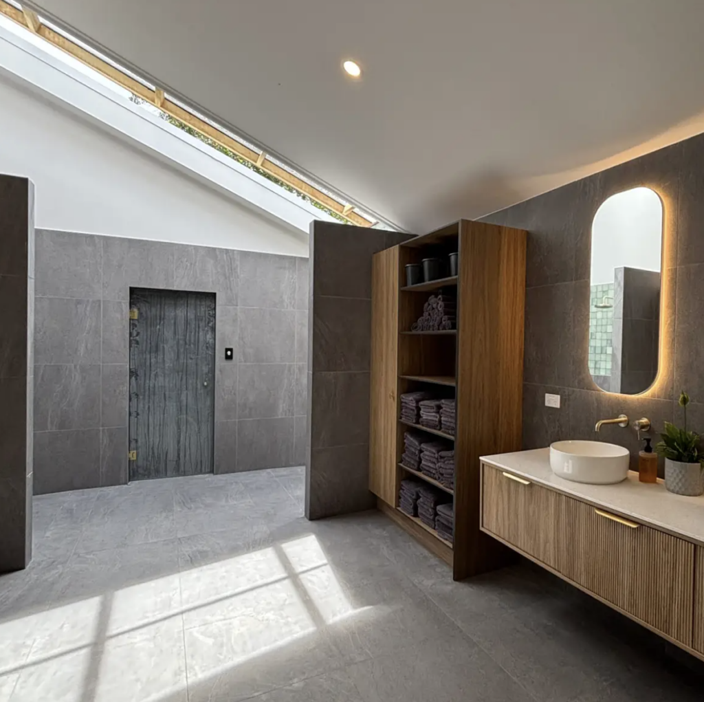 sauna room