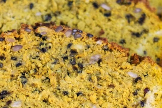 Paleo Cauliflower Tumeric Bread